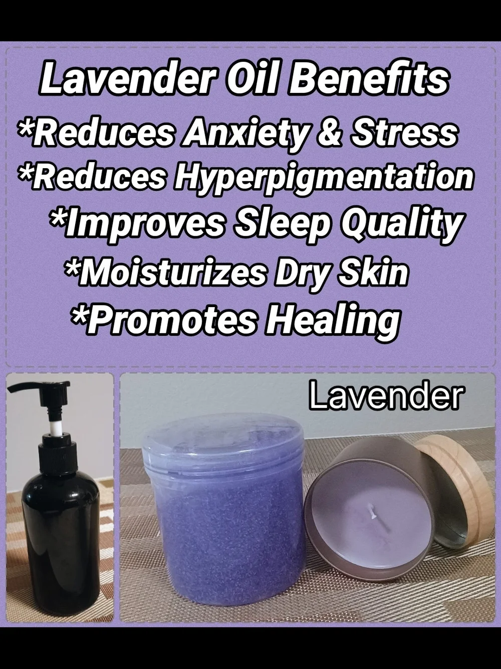 FootMaynia Lavender-Scented Foot Scrub, Body Lotion & Candle Set